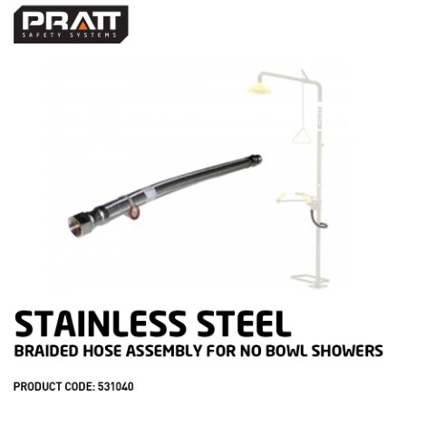 PRATT HOSE ASSY S/S BRAIDED